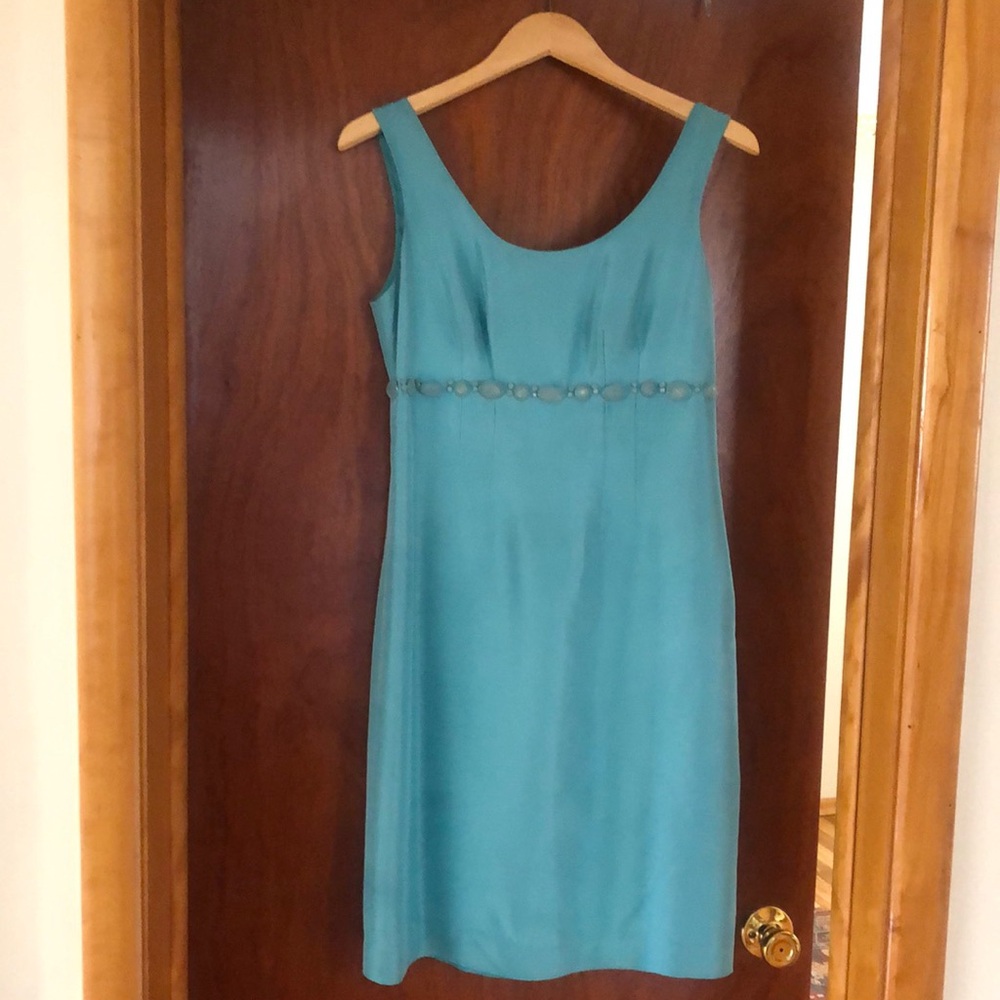 Silk knee length Boden dress size 6